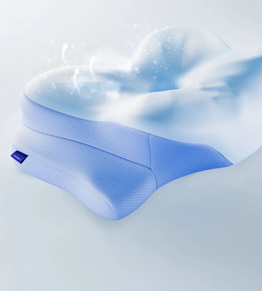 Memory foam core of the pillow